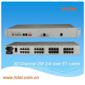 ตัวแปลงสัญญาณ PCM 30 ช่องสัญญาณผ่านสายไฟเบอร์ออปติก รองรับ Ethernet FXOFXS ตัวรวมสัญญาณ PCM 30 ช่องสัญญาณ - Product Image 5