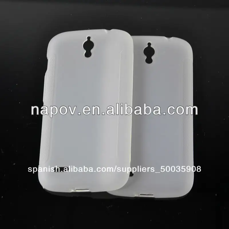 Napov- 2014 nuevo tema anti- skid de tpu teléfono móvil cubierta posterior para huawei g610, para huawei g610 caso