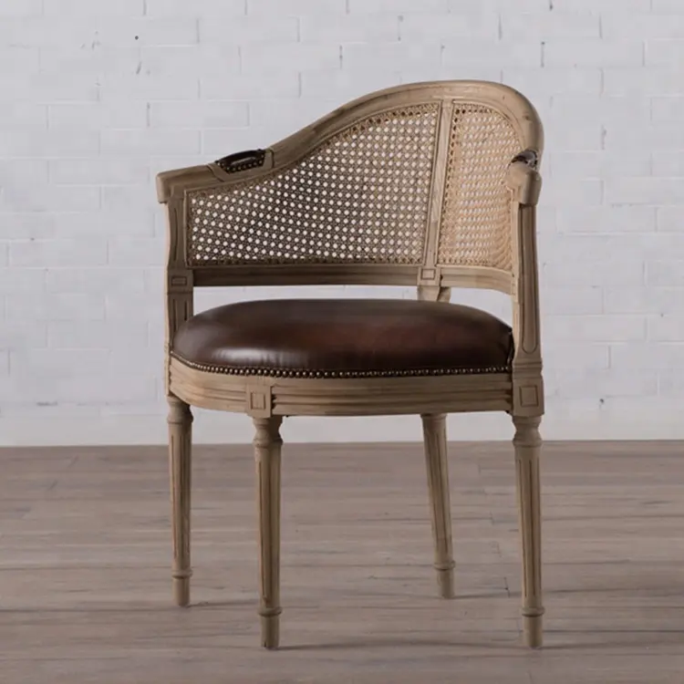 Деревянный дизайнерский стул из ротанга для столовой, кофейни, ресторана, кафе