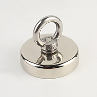 10m veya 20 m halat ile satılık Eyebolt balıkçılık mıknatıs ile 500 Lbs çekme kuvveti