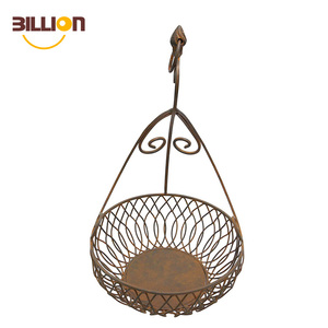 Decoración <span class=keywords><strong>del</strong></span> hogar <span class=keywords><strong>maceta</strong></span> titular Metal alambre colgando cesta de flores <span class=keywords><strong>para</strong></span> la flor - Product Image 3