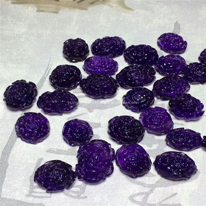Fornitura Spot Violet Uruguay Ametista rosa carving per il Braccialetto Dei Pendenti <span class=keywords><strong>Della</strong></span> Collana per la <span class=keywords><strong>guarigione</strong></span> - Product Image 1