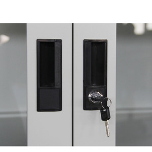 Tủ hồ sơ nhà máy Giá kim loại lưu trữ cửa kính thép Tủ hồ sơ nội thất văn phòng với kệ có thể điều chỉnh - Product Image 4