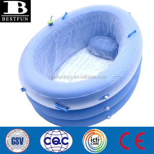 Piscina inflable de plástico de alta resistencia para el parto, piscina de seguridad familiar para madres <span class=keywords><strong>embarazadas</strong></span> - Product Image 4