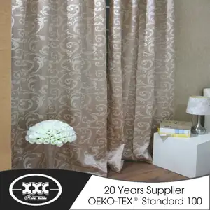 2014 de lujo clásico y jacquard cortinas turco
