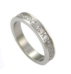 China Factory Aangepast Rvs Sieraden Diamond Ring Cockring - Product Image 3