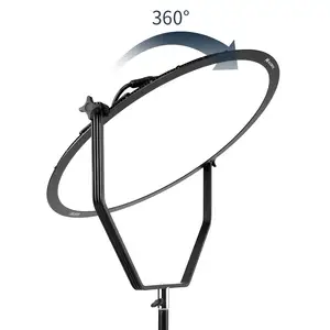 Falcon Eyes SO-68TD Flapjack Panel Bicolor 68W Ultra-fin 3000-5600K Photographie Lumière LED <span class=keywords><strong>ronde</strong></span> <span class=keywords><strong>pour</strong></span> studio vidéo - Product Image 1