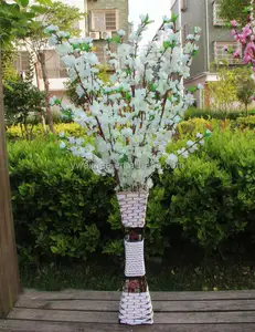 Yiwu Aimee forniture di alta qualità simulazione bianco giapponese fiore di ciliegio, artificiale rami di un albero di ciliegio(am- cb06)