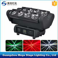 Meilleures ventes Alibaba : éclairage de scène à tête mobile LED 4 en 1 8x10w, effet araignée
