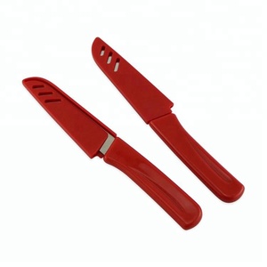 Colorful Plastic Handle Cover Knife Vegetable & Fruit Knife