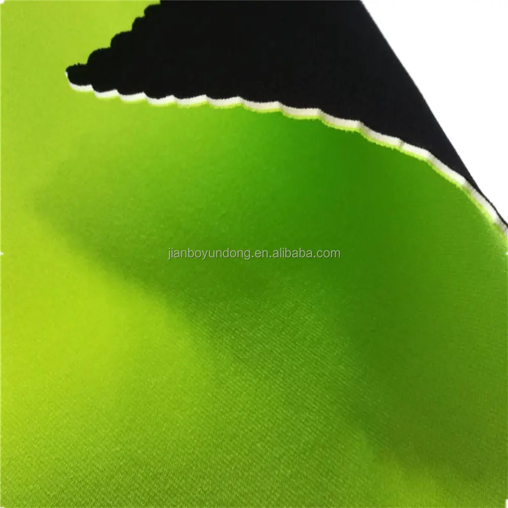 Jianbo folha de neoprene com tela de nylon e empunhadura de borracha e placa de borracha