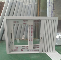 Fenêtre coulissante en aluminium de style moderne avec grilles anti-effraction
