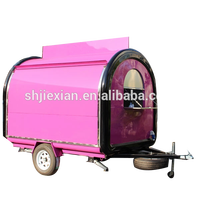Mobiele Street Food Vending vruchten donut Stand Dessert Voedsel Karren Te Koop