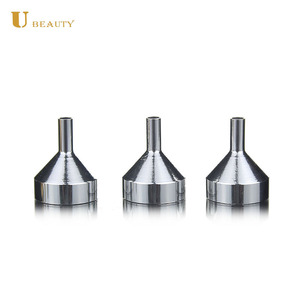 Mini funil de funil para derramar óleo essencial, funil de pequeno metal brilhante de ouro e perfume - Product Image 2