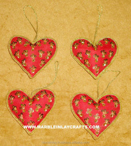 Tree Decoration <b>Ornament</b> Heart Shape <b>Ornament</b> Indian Manufacture - Product Image 1
