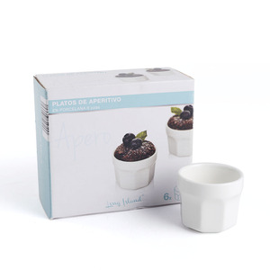 La cena de pescado blanco en forma de salsa platos <span class=keywords><strong>Tapas</strong></span> en conjunto con el embalaje de la caja de Color - Product Image 2