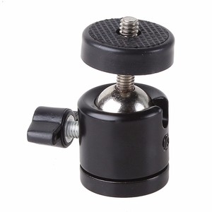 Mini <span class=keywords><strong>rotule</strong></span> pivotante à 360 degrés 1/4 ''et 3/8'' vis <span class=keywords><strong>pour</strong></span> trépied de caméra monopode Studio - Product Image 4