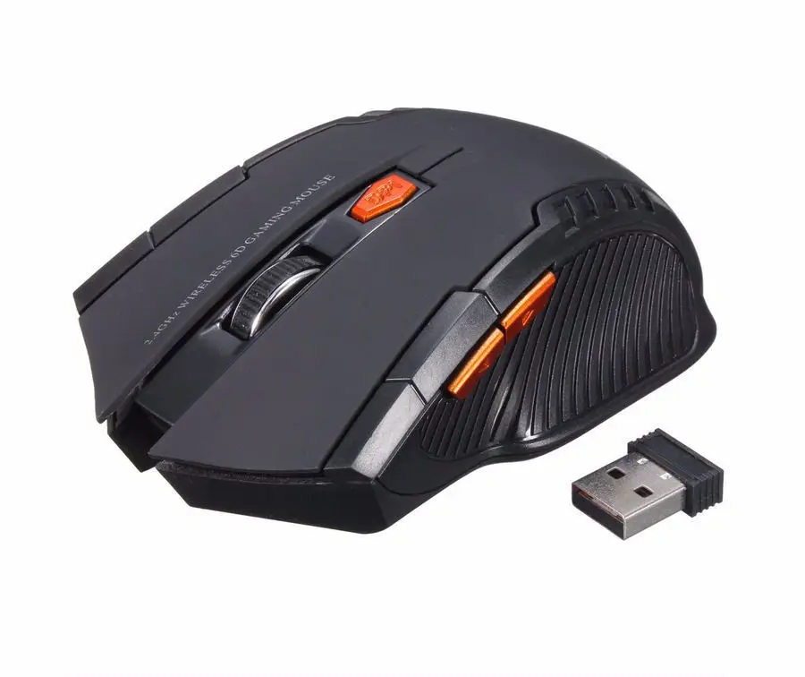 Big Size Ergonomic 2.4G Driver Optical 6D USB Wireless Mouse
