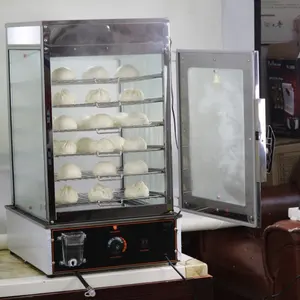 2019 Nova marca Comercial 6 Camadas Vapor de Alimentos Máquina De Processamento de Pão