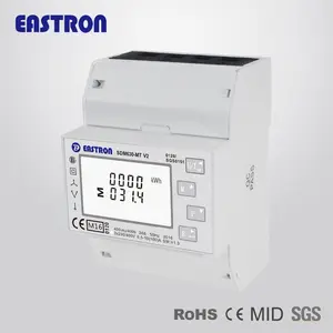 SDM630MT V2, medidor de energía multitarifa bidireccional din RS485