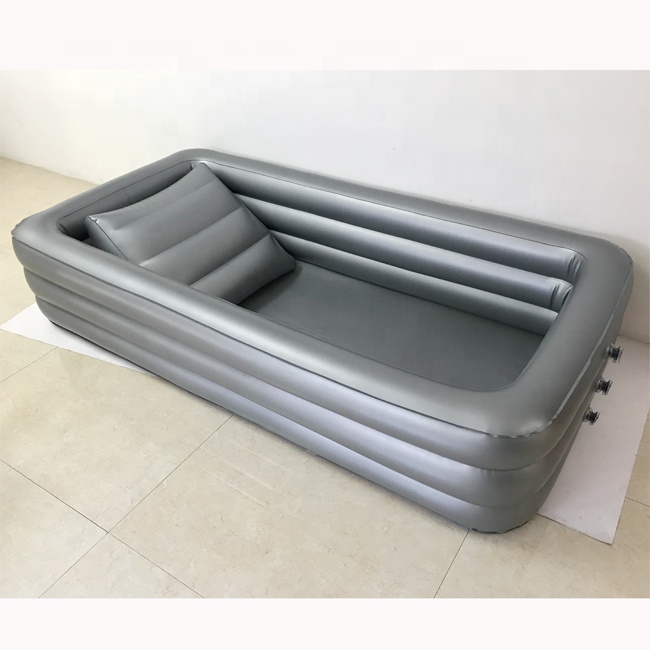 3 слоя надувная кровать душевая ванна для взрослых