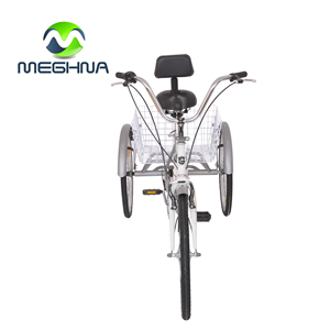 24 Inch Người Lớn Khung Thép <span class=keywords><strong>3</strong></span> Bánh Xe Trike Cargo Xe Kéo Đạp Xe Đạp Ba Bánh Tricillo Para Adultos - Product Image 3