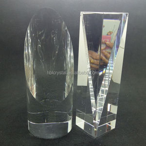 Grande transparente <span class=keywords><strong>cristal</strong></span> elegante taza del Trofeo de recuerdo - Product Image 2
