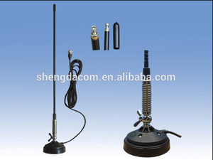 27 mhz CB Antena con primavera barril con base magnética montaje con plegable látigo SD-T3-27MAG - Product Image 1