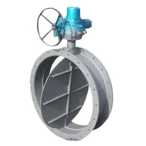 Air butterfly damper valve flue gas electric air duct damper