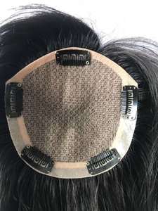 Vendor 100% Virgin Cuticle Aligned Human <strong>Hair</strong> Silk Base <strong>Hair</strong> <strong>Topper</strong> <strong>Hair</strong> Piece for <strong>Women</strong> with Wholesale Competitive Price - Product Image 3