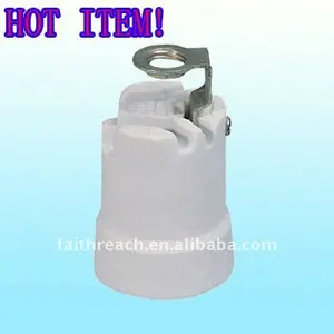 Hot item!! screw shell electrical porcelain lamp socket E14