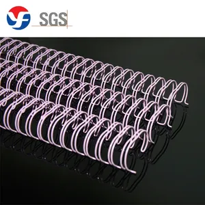 Factory price Manufacturer Supplier gold double spiral binding coils loop wiro with