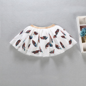 Capretti di modo Delle Ragazze Della Principessa Del Pannello Esterno Del Partito Del Bambino Della Ragazza Pannello Esterno del Tutu con <span class=keywords><strong>Paillettes</strong></span> design - Product Image 3