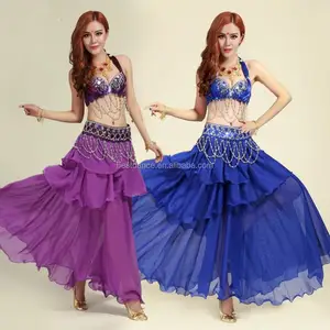 BestDance Dance Professional Costume 3 pcs suit beaded belly dance costumes OEM