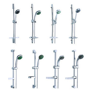 ชุดก๊อกน้ำฝักบัวและก๊อกน้ำอ่างล้างหน้าแบบสองหัวจับสไตล์ตุรกี พร้อมผิวสแตนเลส ดีไซน์ทันสมัย ผลิตในตุรกี - Product Image 1