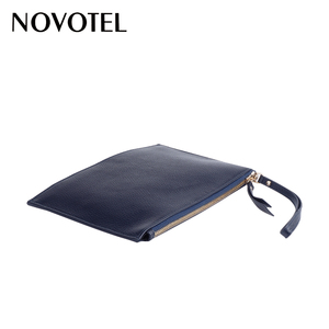 Suave delgada del teléfono del cuero genuino bolsa de mujer bolso de mano del embrague con la correa de muñeca - Product Image 5
