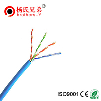Approvisionnement d'usine en gros câble réseau CAT5e UTP 4 paires câble torsadé Internet câble Lan intérieur 1000ft 305m