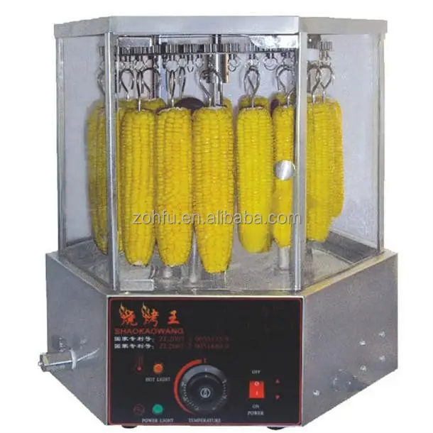 Fresh corn roaster/automatico patata dolce torrefazione macchina, mais girarrosto usati in vendita