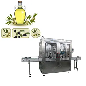 cooking oil filling production line edible olive oil glass bottle filling machine