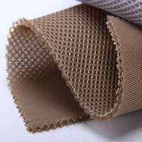 Tissu maille d'air 3d pour chaussures de sport, espaceur, en acier inoxydable, 225gsm