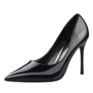 9196-1European e in stile Americano semplice e fine con <span class=keywords><strong>scarpe</strong></span> col tacco alto bocca superficiale sottolineato sexy sottile OL professionale delle donne <span class=keywords><strong>scarpe</strong></span> - Product Image 2
