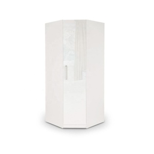 Muebles de Dormitorio Modernos de Madera, <span class=keywords><strong>Armario</strong></span> de Esquina con Espejo <span class=keywords><strong>Blanco</strong></span> o <span class=keywords><strong>Roble</strong></span> - Product Image 6