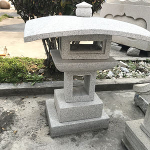 สไตล์ญี่ปุ่นการออกแบบใหม่สวนกลางแจ้งตกแต่งขนาดใหญ่ Pagodas หินแกรนิตธรรมชาติโคมไฟหินสำหรับขาย - Product Image 2