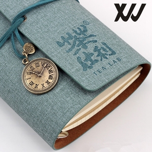 2025 <span class=keywords><strong>A6</strong></span> của phụ nữ bìa cứng Pu Da Túi Tạp Chí chương trình nghị sự máy tính xách tay Nhật ký Cuốn sách với rời lá RÀNG BUỘC - Product Image 3