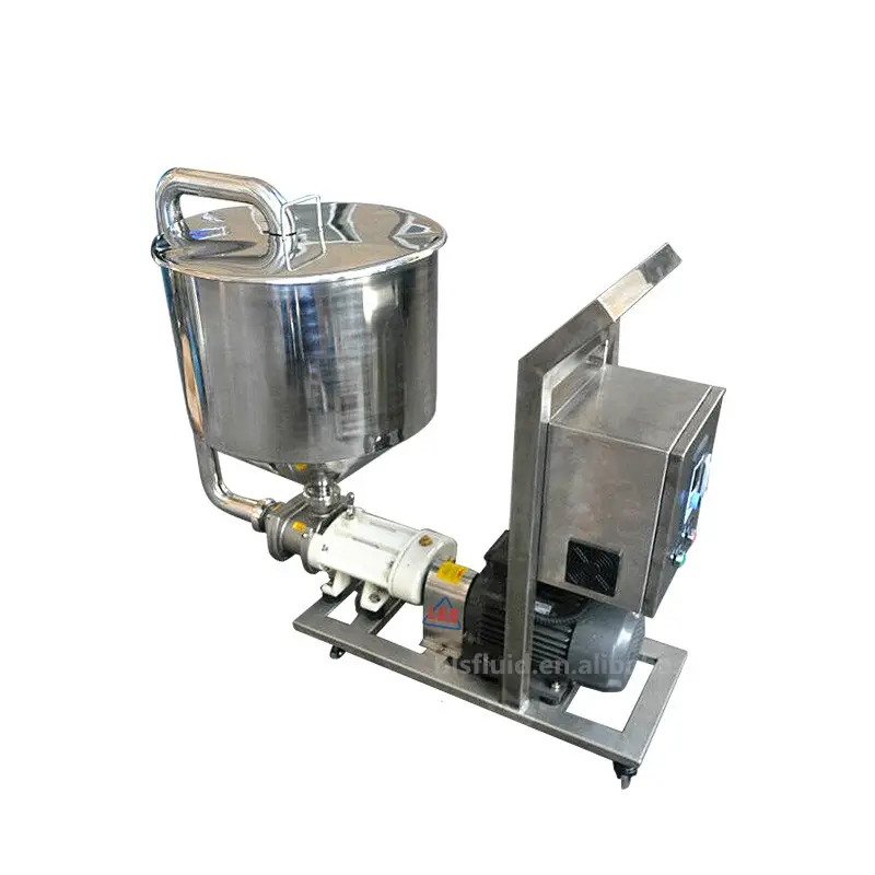 Máquina de processamento de iogurte e laticínios para produtos agrícolas, calha progressiva de aço, xarope de maçã/máquina de milho/creme com parafusos duplos