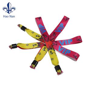 OEM Free Sample Customize Logo <strong>Sport</strong> Bracelet <strong>Fabric</strong> Festival Woven Polyester <strong>Wristband</strong> - Product Image 6