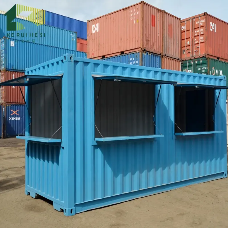 Outdoor Cheap小さな出荷containerhouseプレハブワークショップ/店