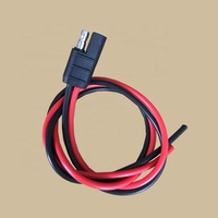 Konektor SAE 2 Pin Quick Disconnect PA66 12V Kabel Harness Otomatis untuk Baterai EV