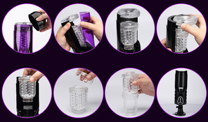 Masturbatore Maschile Elettrico Automatico Telescopico e Rotante con Vagina Estensibile Realistica Vibratore Sex Toy Macchina del <span class=keywords><strong>Sesso</strong></span> con Ventosa - Product Image 6