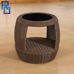 Mesa de café al aire libre conjunto y patio silla giratoria Mesa Redonda ocio muebles de ratán - Product Image 3